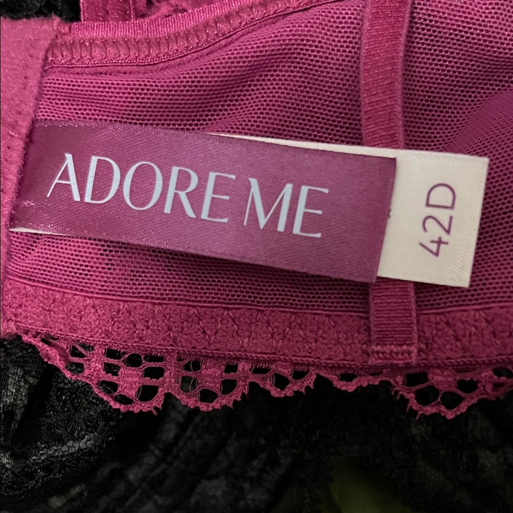 Adore Me Lace Bra Collection - Pink, Green, Red, Black - Picture 2 of 9